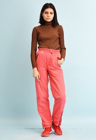 80'S RETRO ETIREL ATHLEISURE SPORTS SKI BOTTOMS TROUSERS