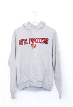 Vintage Champion St Pauls hoodie in grey. Best fits M