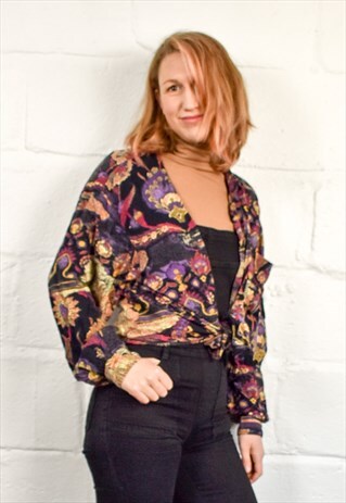 VINTAGE 90S PAISLEY PATTERN SHIRT