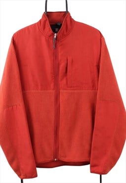 chaps orange fleece jacket 