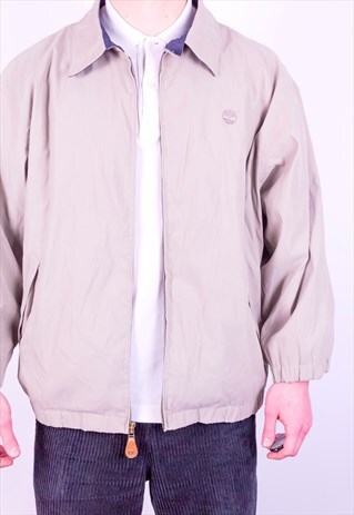 VINTAGE TIMBERLAND JACKET IN BEIGE LARGE