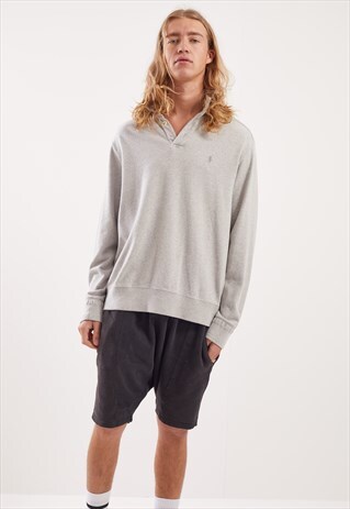 VINTAGE RALPH LAUREN 1/4 BUTTON SWEATSHIRT