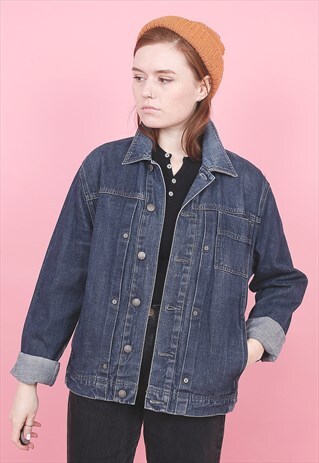 VINTAGE DENIM CHORE JACKET /R14114