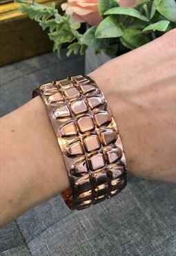 Copper Coloured Bangle Bracelet