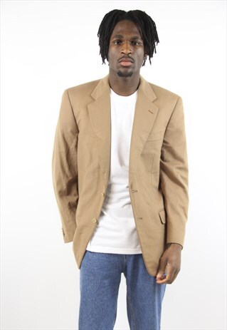 VINTAGE PIERRE CARDIN TAN BLAZER