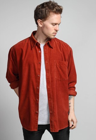 VINTAGE OVERSIZED CORDUROY SHIRT