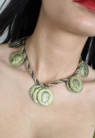 1970'S ROMAN COIN NECKLACE