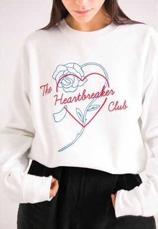 GRAPHIC SWEATSHIRT IN WHITE