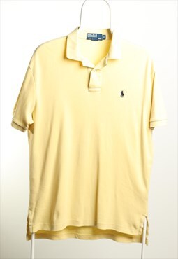 Vintage Polo Ralph Lauren Polo Shirt Logo Yellow