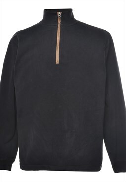 Vintage Woolrich Plain Black Sweatshirt - M