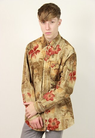 VINTAGE CORD PATTERNED SHIRT