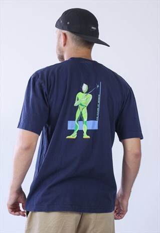 90S VINTAGE MENS ADIDAS BIG LOGO FUTURE OF SPORTS T-SHIRT
