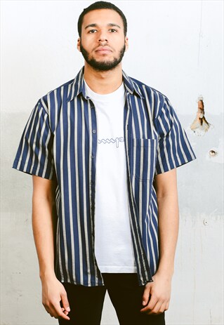 VINTAGE STRIPE PATTERN SHIRT