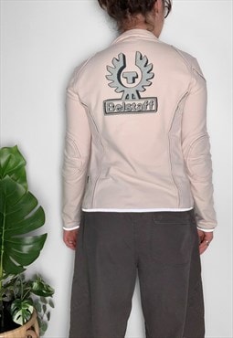  Vintage y2k Belstaff zip-up sweatshirt fitted logo details