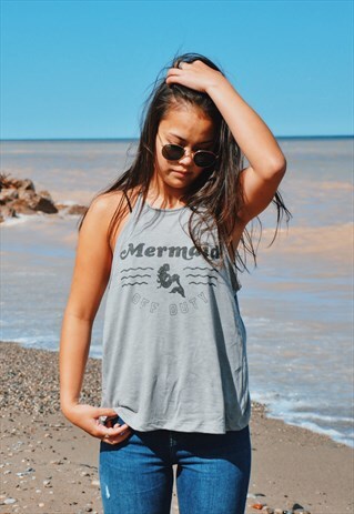 MERMAID OFF DUTY STRAPPY TANK