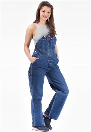 DENIM DUNGAREES 90S OVERALLS BAGGY