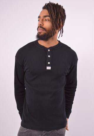 VINTAGE LEVI'S TOP LONG SLEEVE BLACK