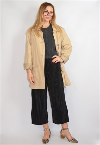 VINTAGE 90S BEIGE MAC JACKET COAT