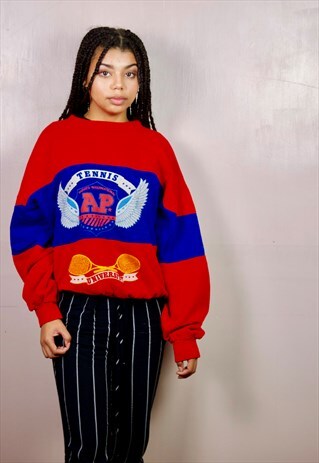 SUPER DOPE VINTAGE TIGHT KNITTED PULLOVER SWEATSHIRT