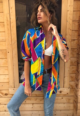 OVERSIZED RETRO 90S 80S VINTAGE UNISEX FESTIVAL SHIRT