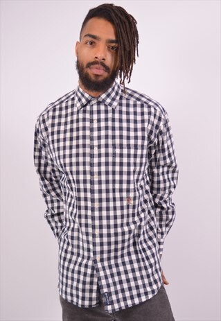 VINTAGE TOMMY HILFIGER SHIRT CHECK BLUE