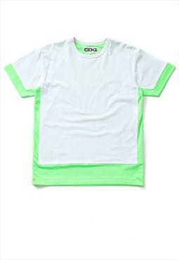COMME DES GARCONS T Shirt Tee White Green