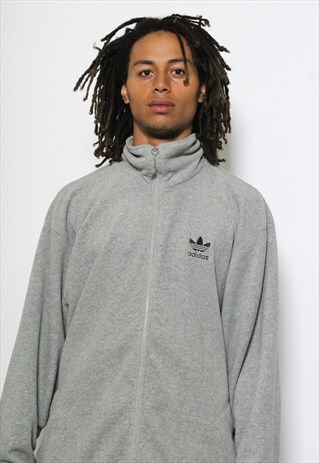 VINTAGE ADIDAS ORIGINALS FULL ZIP FLEECE