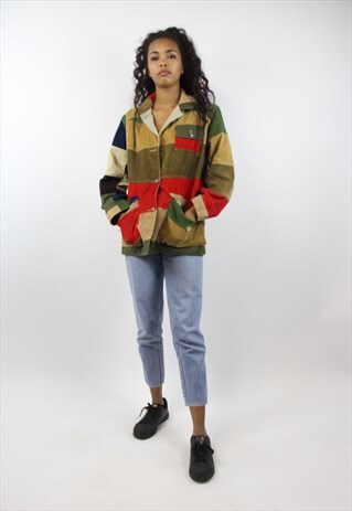 VINTAGE ABERCROMBIE AND FITCH CORD PATCHWORK JACKET