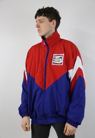 VINTAGE SPORTS SHELL ZIP-UP JACKET