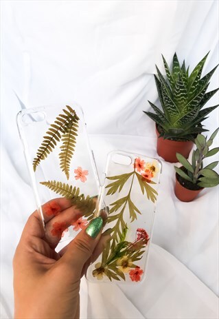 HANDMADE PHONE CASES/ PHONE COVERS WITH REAL PRESSED FLOWERS