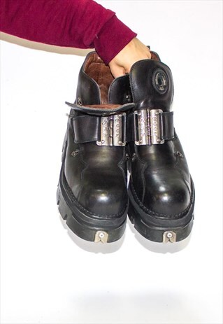 PLATFORM NEW ROCK GRUNGE PUNK GOTH BOOTS