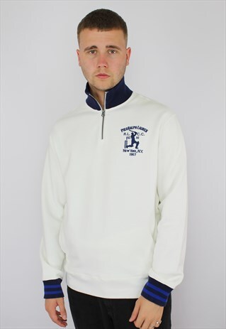 RALPH LAUREN POLO HALF-ZIP SWEATSHIRT