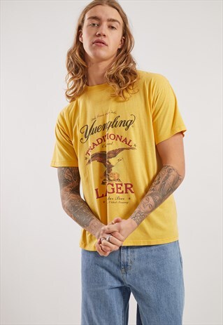 VINTAGE YUENGLING LARGER GRAPHIC PRINT T-SHIRT