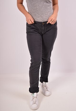 VINTAGE JUST CAVALLI TROUSERS LOW WAIST BLACK