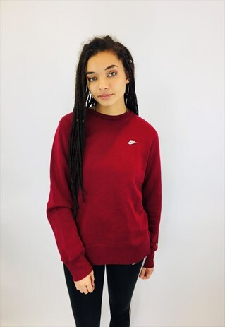 NIKE EMBROIDERED SWOOSH SWEATSHIRT