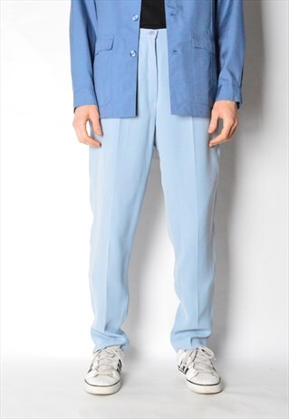 VINTAGE 90S UNISEX LIGHT BLUE PANTS