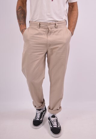 VINTAGE AVIREX CHINO TROUSERS BEIGE
