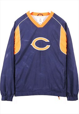 Vintage 90's NFL Windbreaker Jacket Chicago Bears V Neck