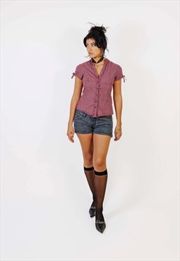 Insane Vintage 00s Cowgirl Denim Shorts