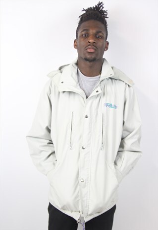 VINTAGE FILA BEIGE 90S JACKET