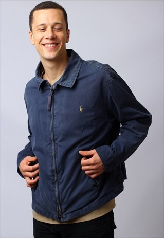 VINTAGE 90'S POLO RALPH LAUREN HARRINGTON JACKET