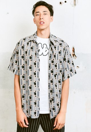 VINTAGE 90S PATTERNED SHIRT