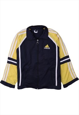 Vintage 90's Adidas Sweatshirt Track Jacket Full Zip Up Navy