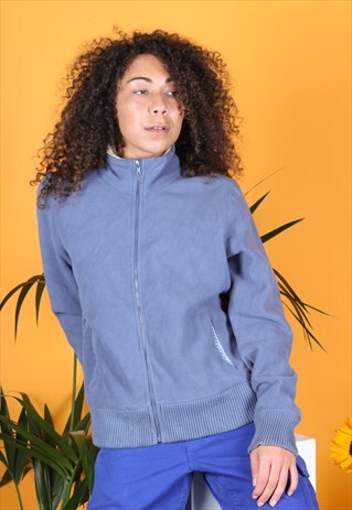 VINTAGE OLD NAVY FLEECE IN PURPLE WITH A ZIP