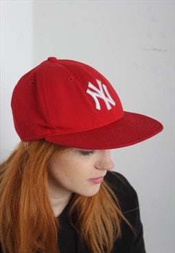 Vintage New York Yankees Baseball Cap Hat Blue