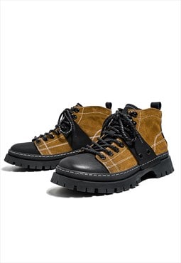 Hiking style boots preppy mountain shoes skiing trainers