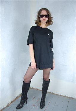 Vintage y2k rave sport long baggy football l t-shirt dress 