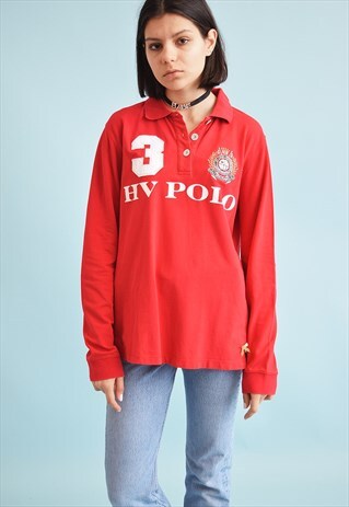 90'S RETRO ATHLEISURE VARSITY POLO JERSEY TOP