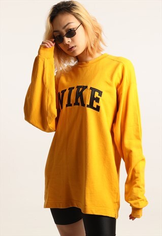 VINTAGE NIKE EMBROIDERED SPELLOUT SWEATSHIRT