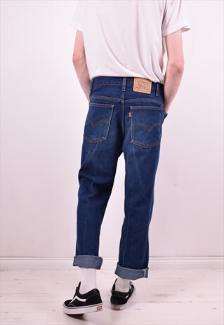 LEVI'S 417 MENS VINTAGE JEANS W36 L29 BLUE 90'S